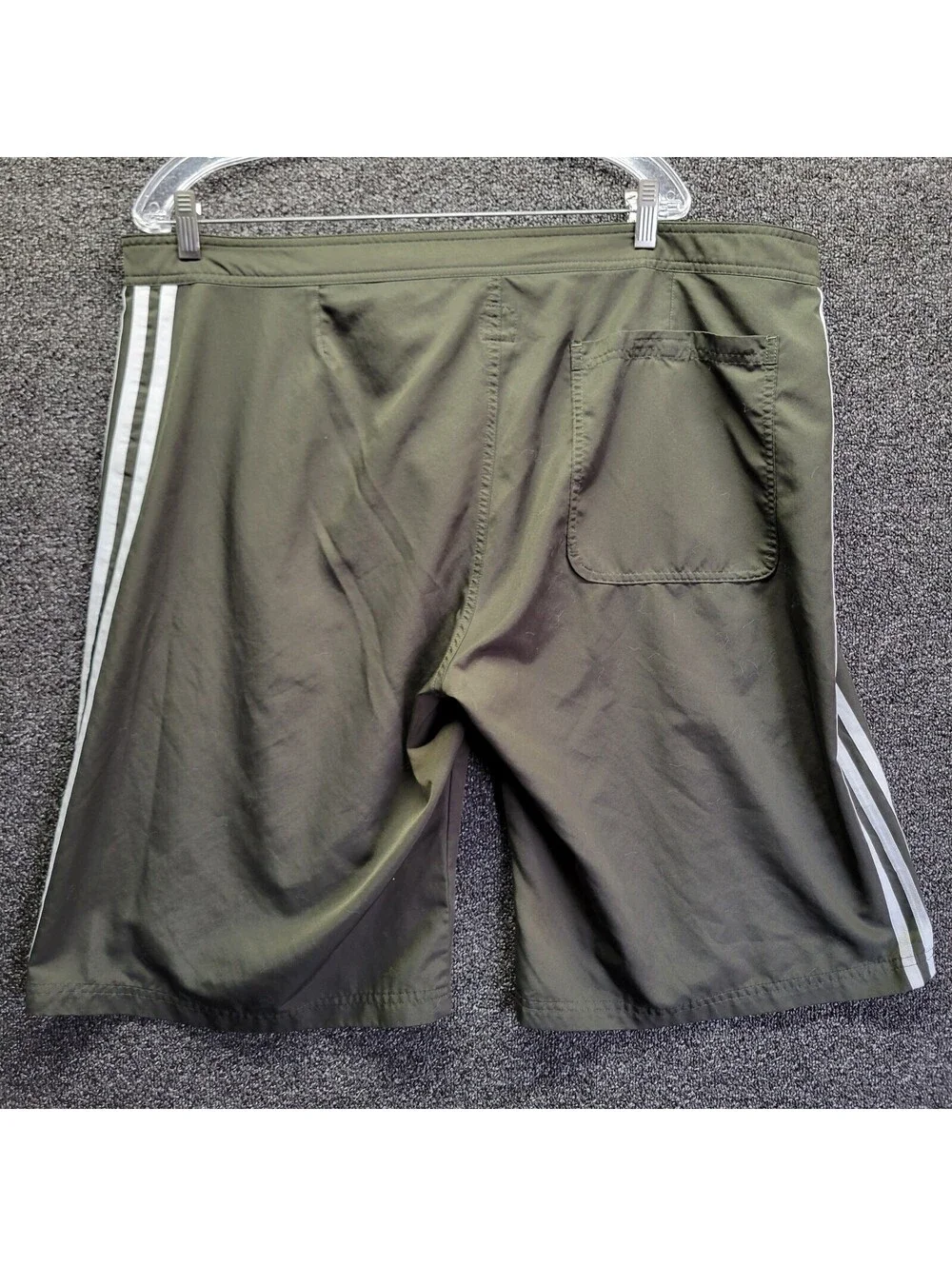 ADIDAS ORIGINALS Board Shorts Swimming Trunks Men's Sz 2XL Olive Green